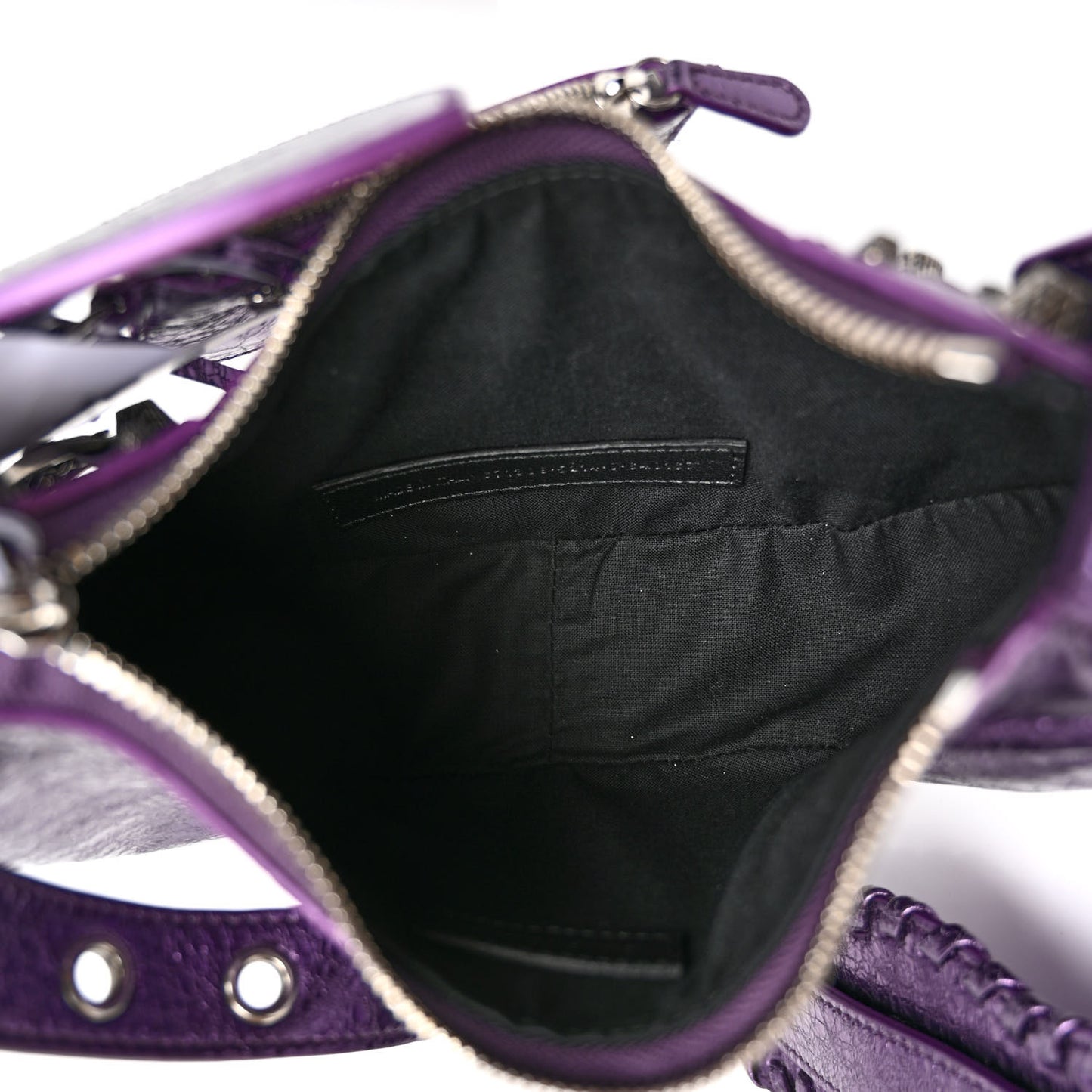 Metallic Agneau Arena Le Cagole Shoulder Bag XS Met Mauve