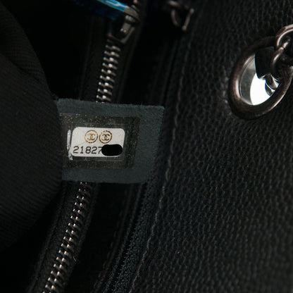 Chanel Grained Calfskin Large Shopping Tote Black 7 of 7