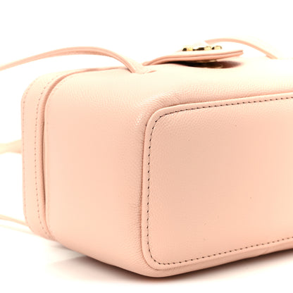 Chanel Shiny Caviar Preppy Coco Long Vanity With Strap Light Pink 9 of 12