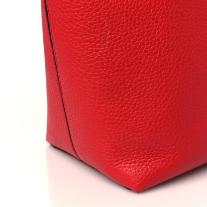 Valentino Garavani Grained Calfskin Rockstud Shoulder Tote Rouge Pur 10 of 10