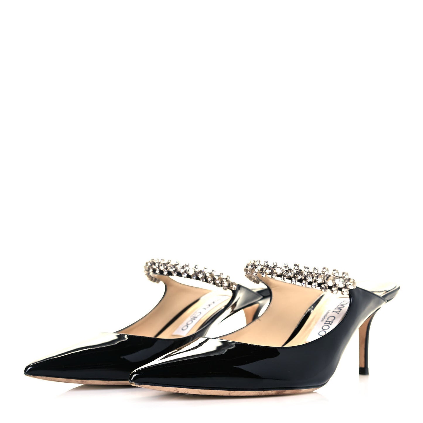 Patent Crystal Bing 65 Pumps 39.5 Black