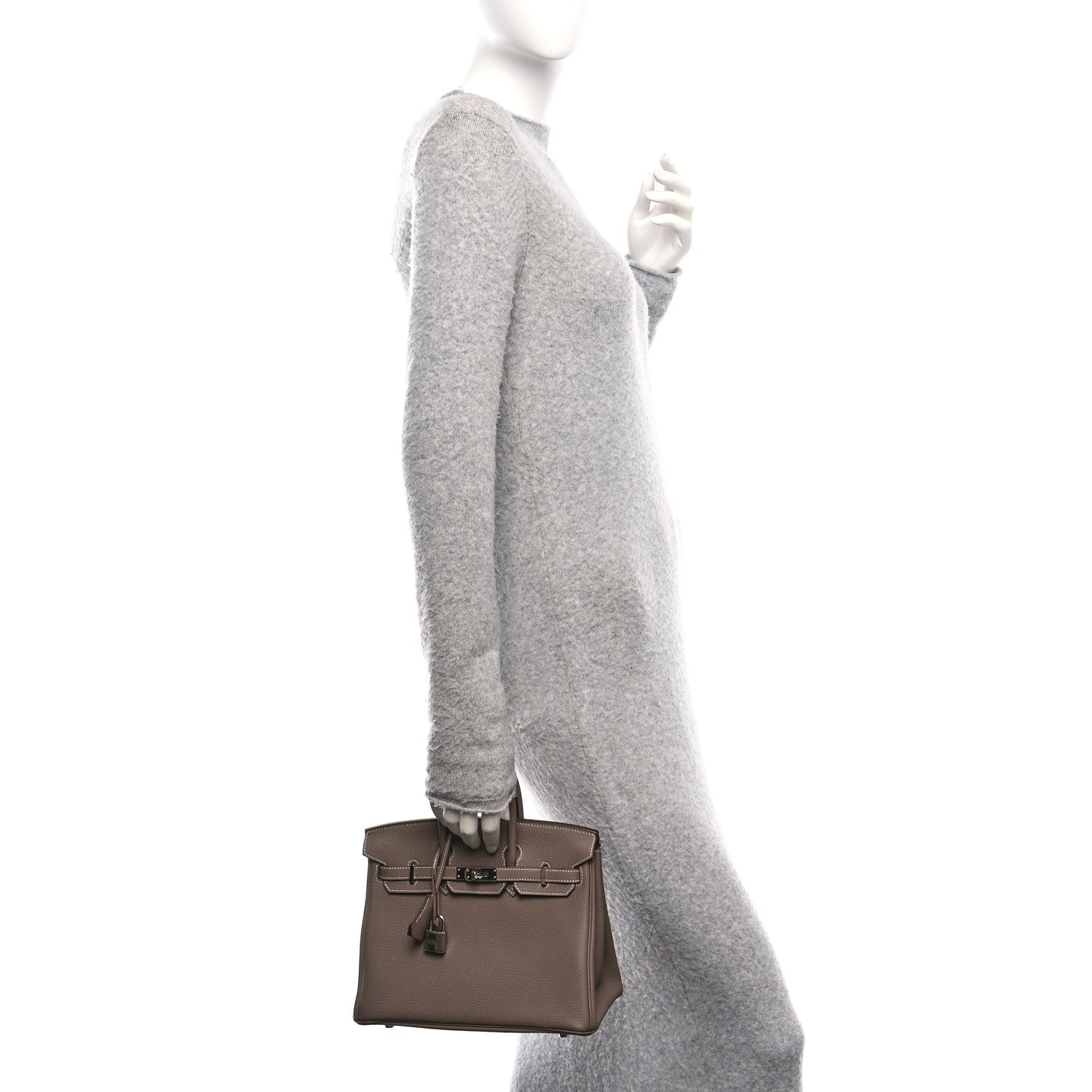 Hermes Togo Birkin 25 Etoupe 2 of 11