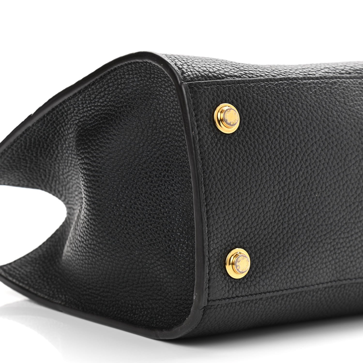 Louis Vuitton Calfskin City Steamer EW Black Gold 7 of 16