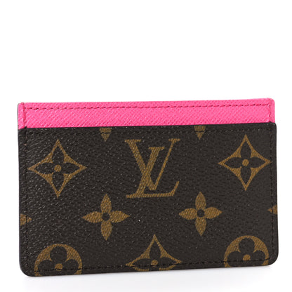 Louis Vuitton Monogram 2022 Christmas Animation Seoul Cardholder Fuchsia 3 of 9