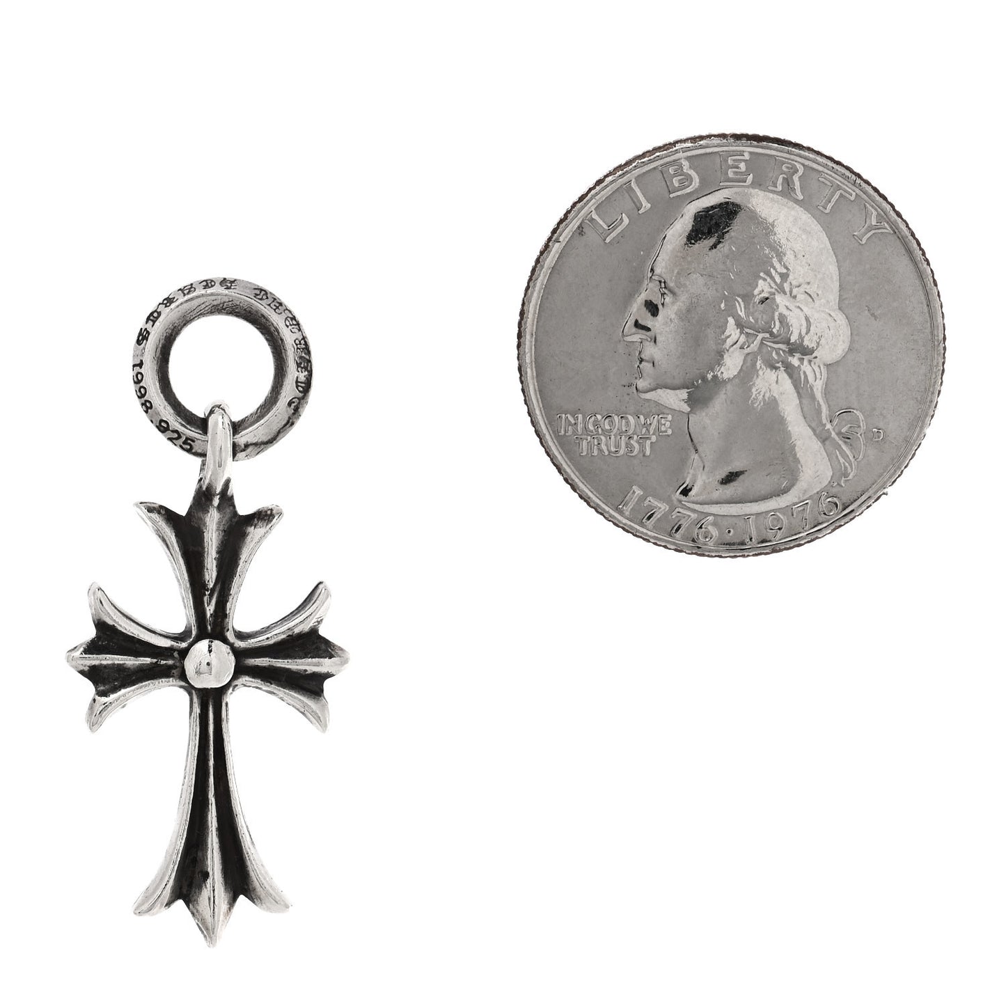 Sterling Silver Double Cross Pendant