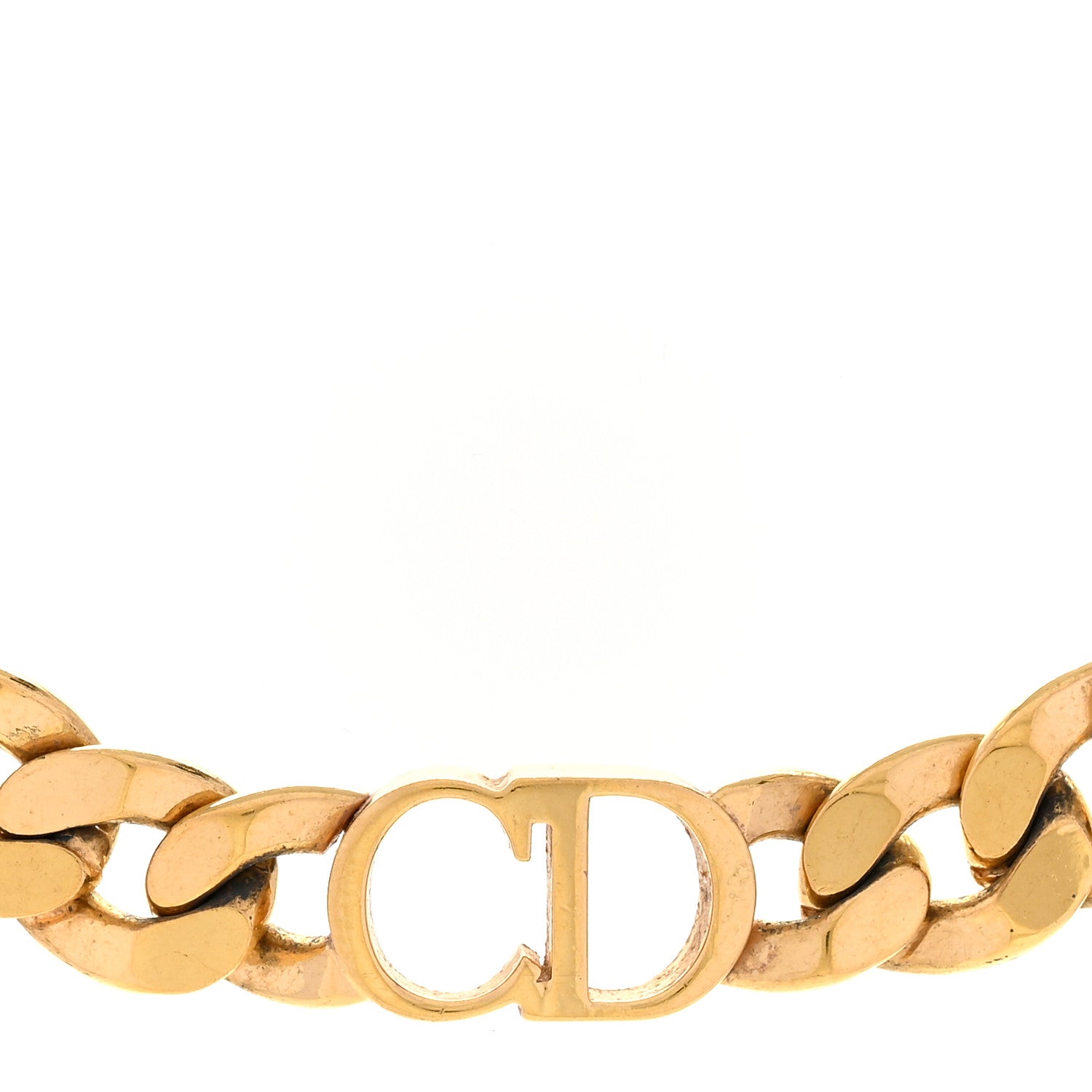 Christian Dior Danseuse Etoile Chain Choker Necklace Gold 4 of 6