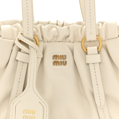 Miu Miu Nappa Mini Joie Shoulder Bag White 7 of 10