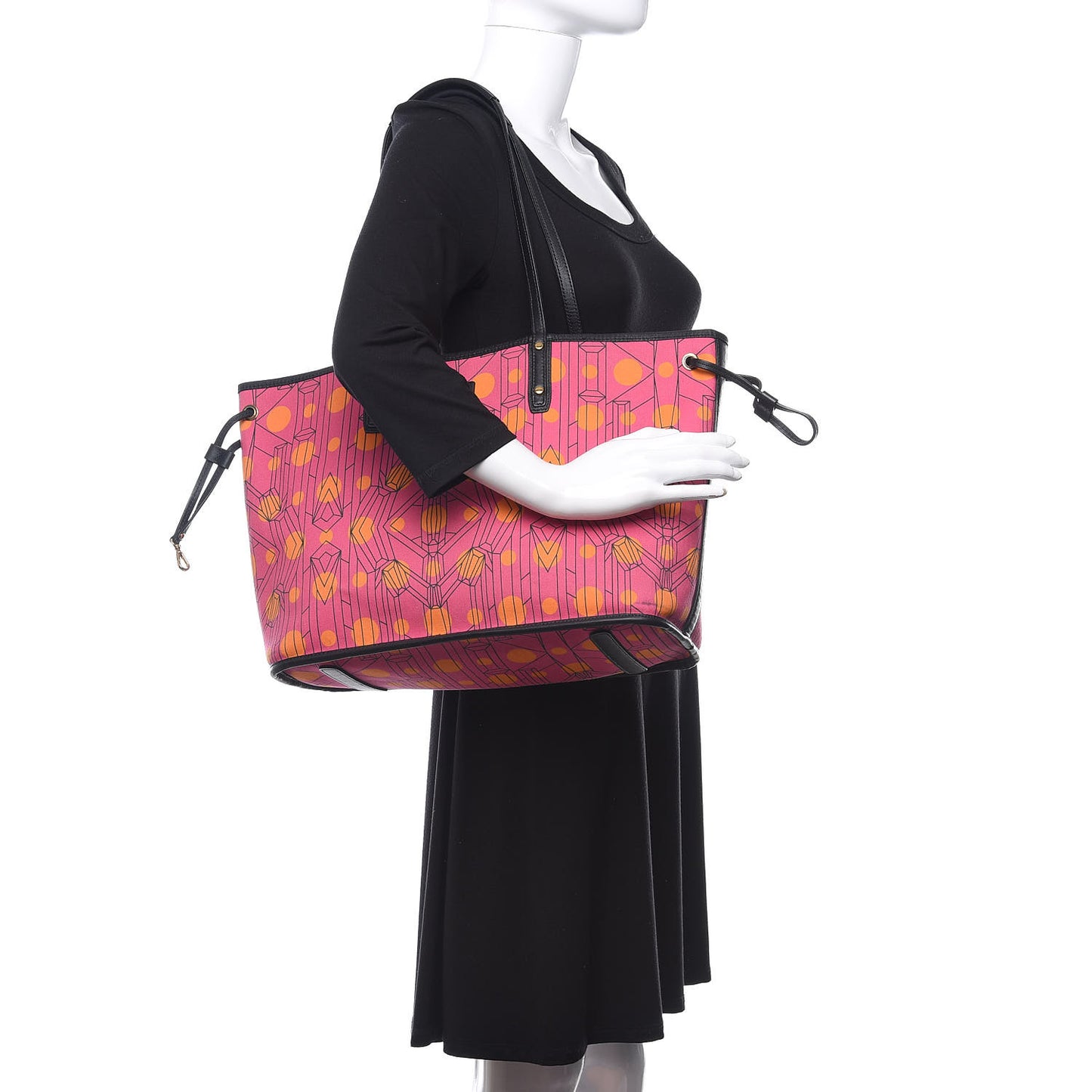 Visetos Medium Liz Reversible Shopper Tote Pink