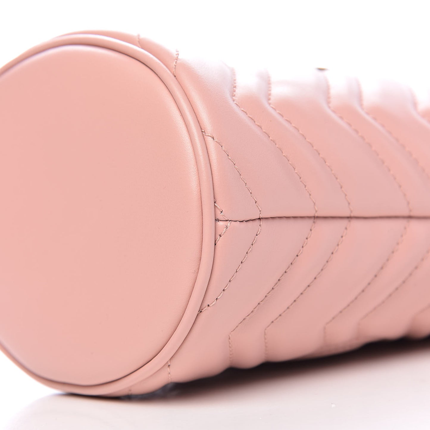 Calfskin Matelasse Mini GG Marmont 2.0 Bucket Bag Perfect Pink