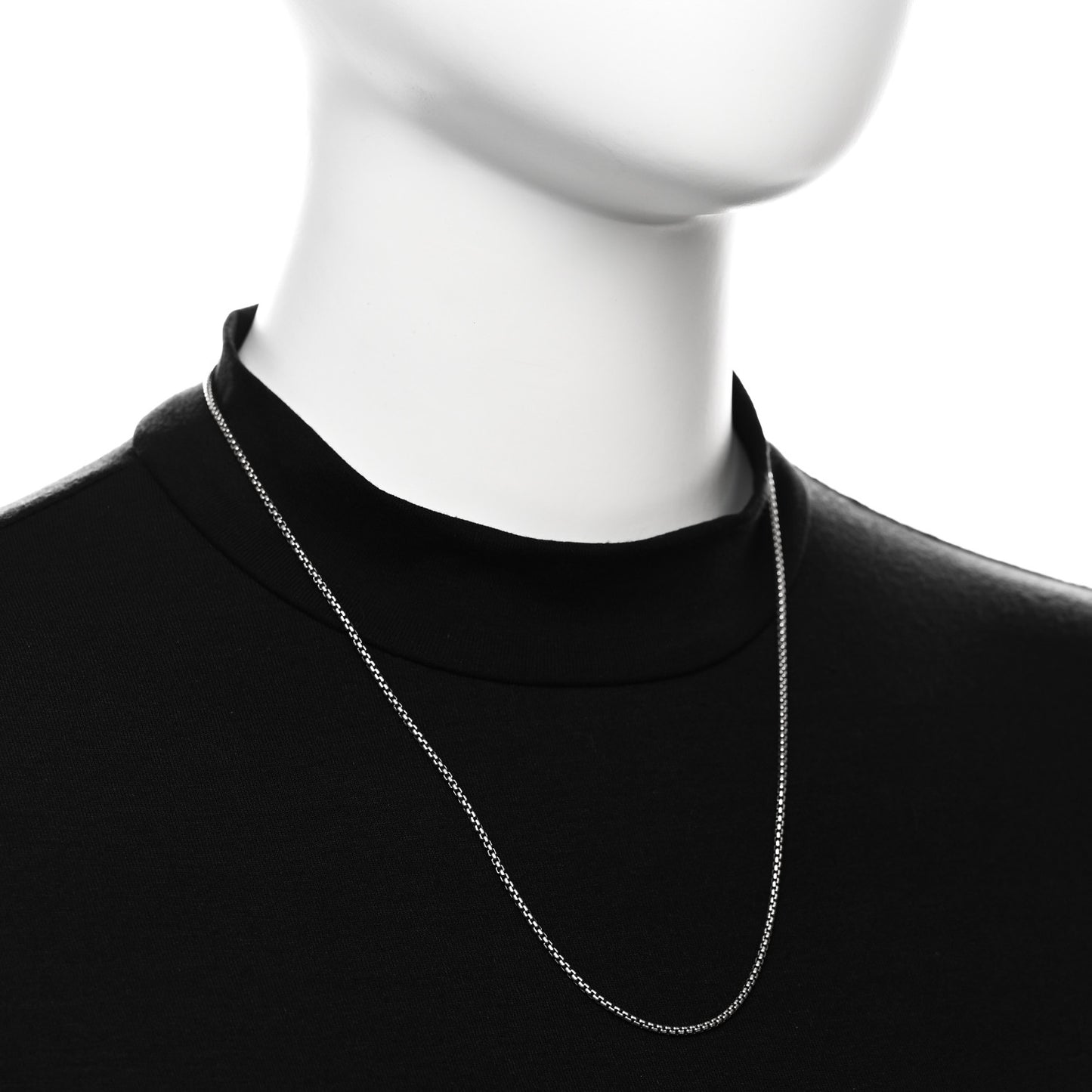 Sterling Silver 1.7mm Baby Box Chain Necklace 20"