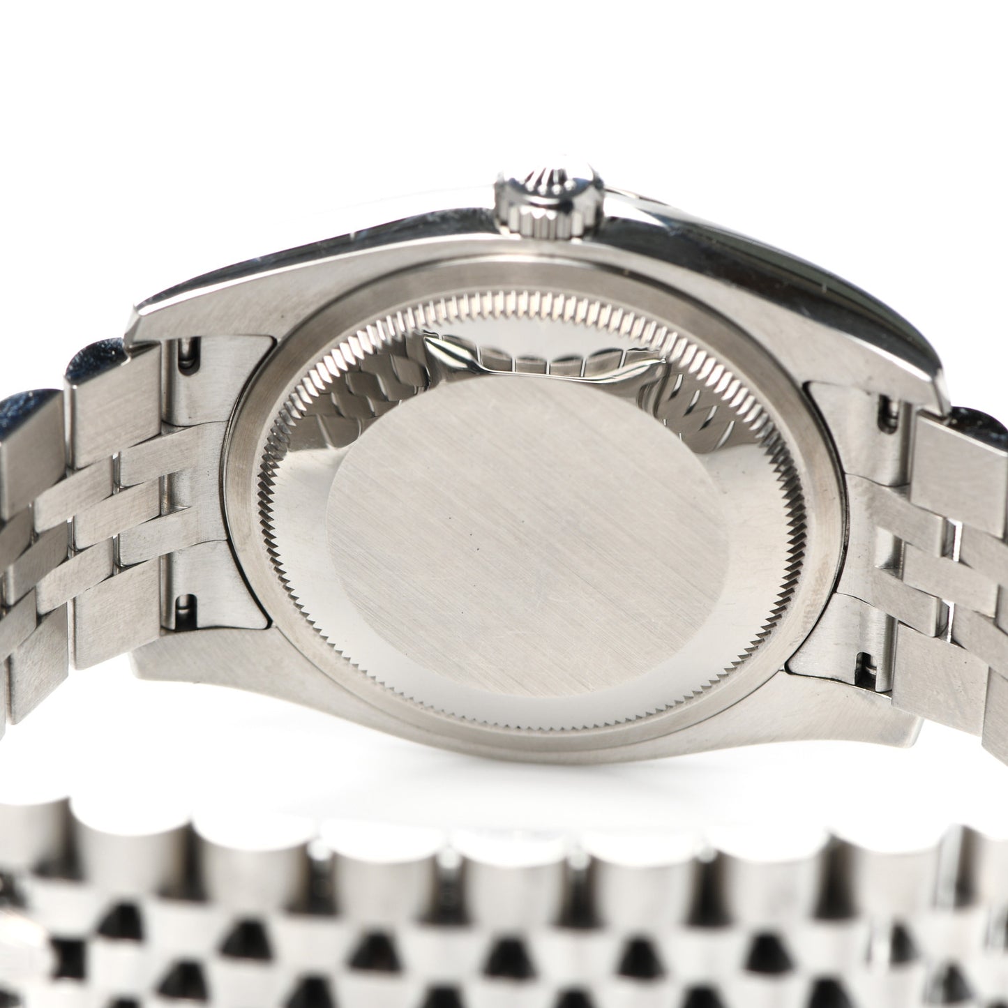 Stainless Steel 18K White Gold 36mm Oyster Perpetual Datejust Watch Silver Roman 116234
