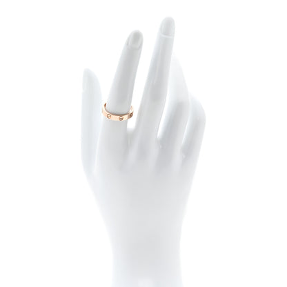 Cartier 18K Pink Gold 3.5mm LOVE Wedding Band Ring 56 7.75 2 of 5