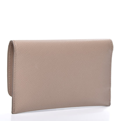 Prada Saffiano Metal Flap Card Holder Cammeo 2 of 16