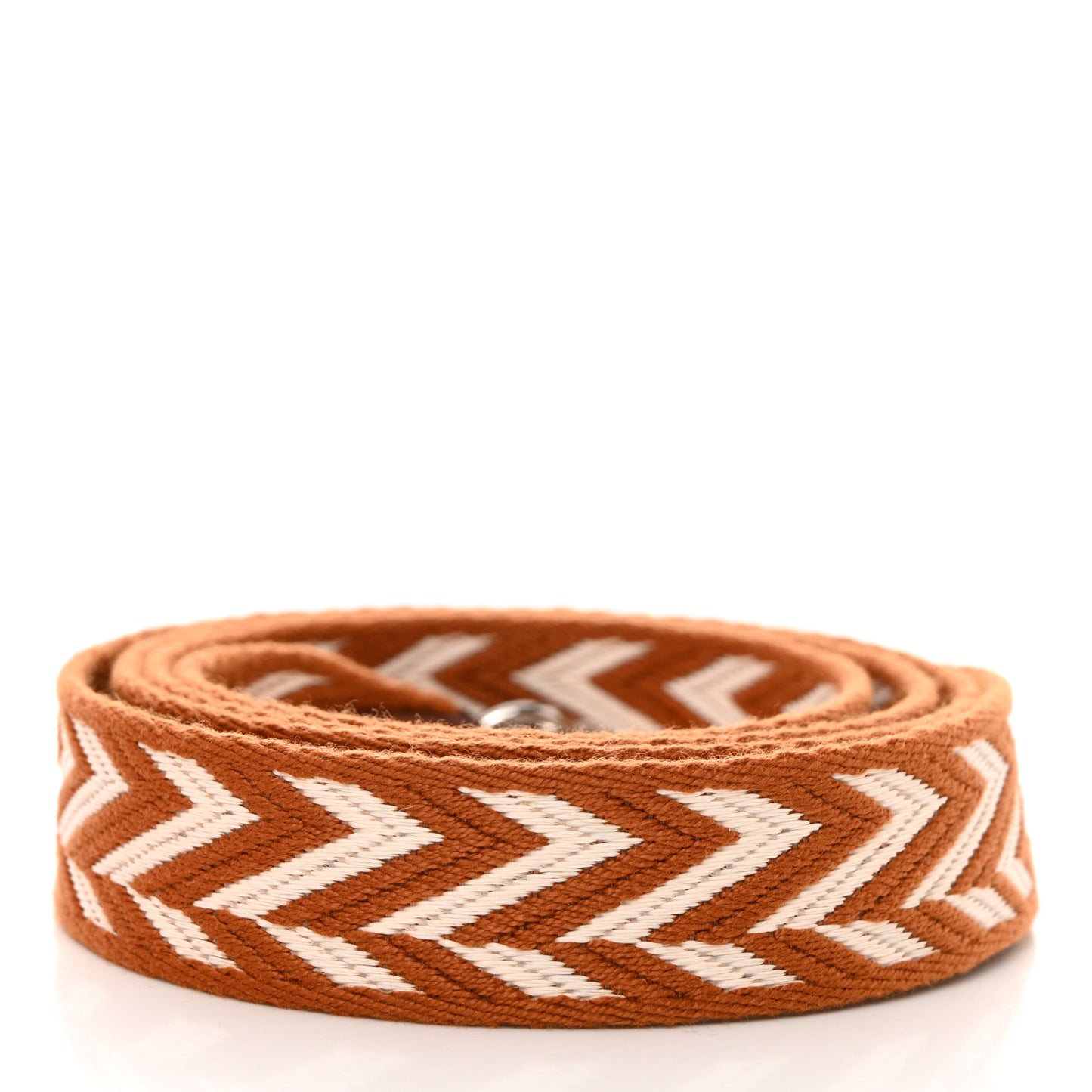 Toile Swift 25mm Sangle ZigZag Shoulder Strap Gold White