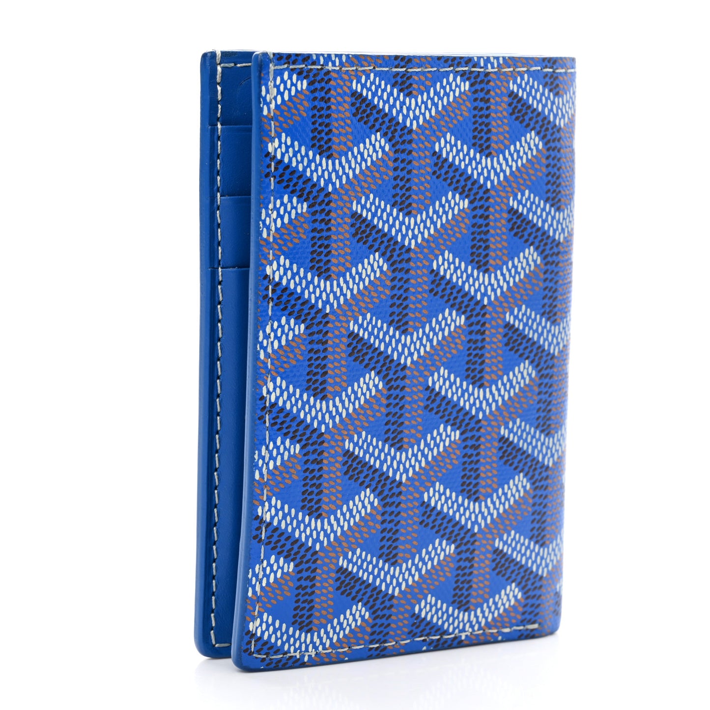 Goyardine Saint Pierre Card Holder Blue