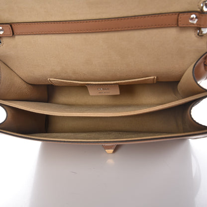 Fendi Vitello Liberty Whipstitch Bow Kan I Shoulder Bag Orzo Multicolor 5 of 7