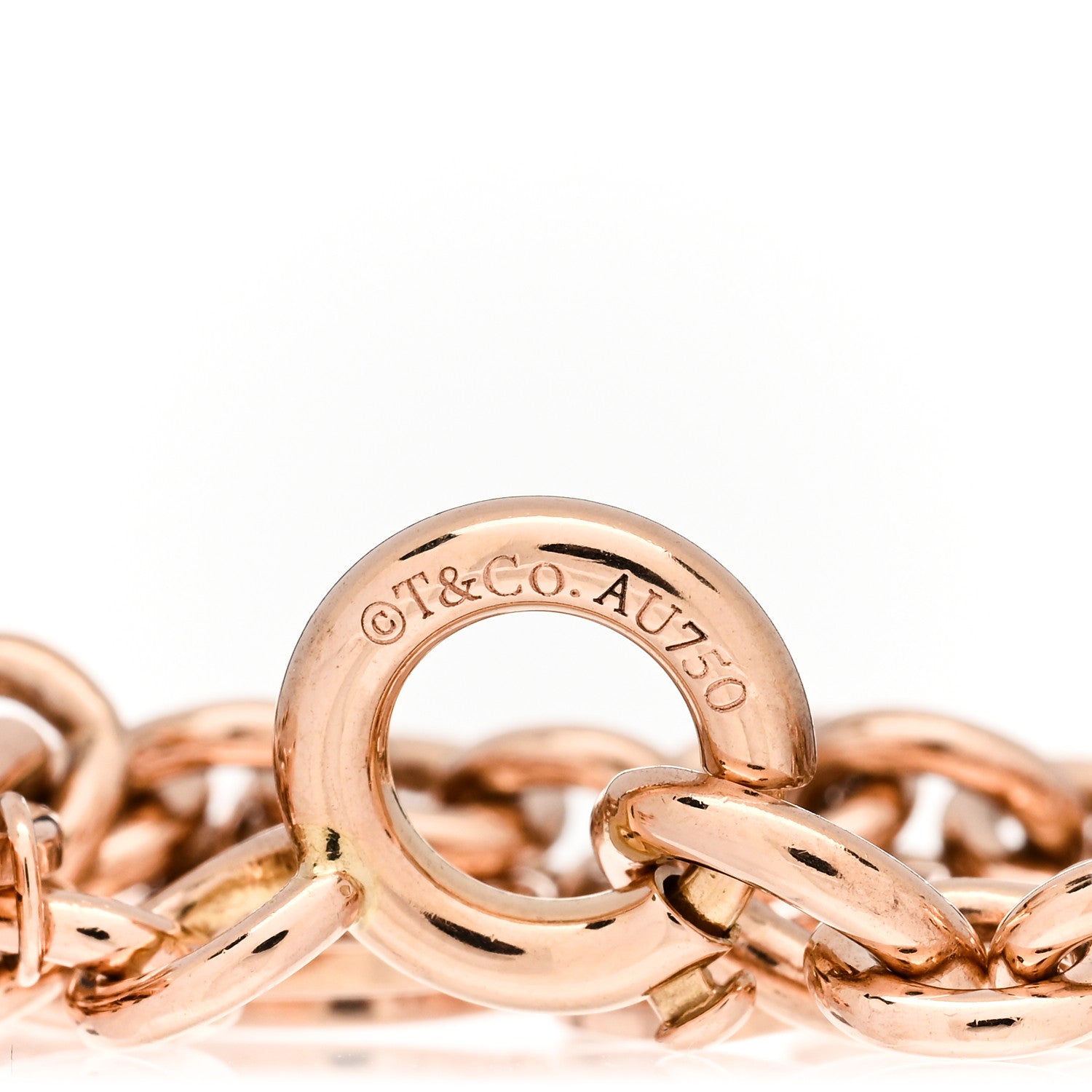 Tiffany 18K Rose Gold Mini Return to Tiffany Multi Heart Tag Charm Bracelet 3 of 4