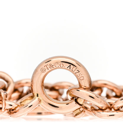 Tiffany 18K Rose Gold Mini Return to Tiffany Multi Heart Tag Charm Bracelet 3 of 4