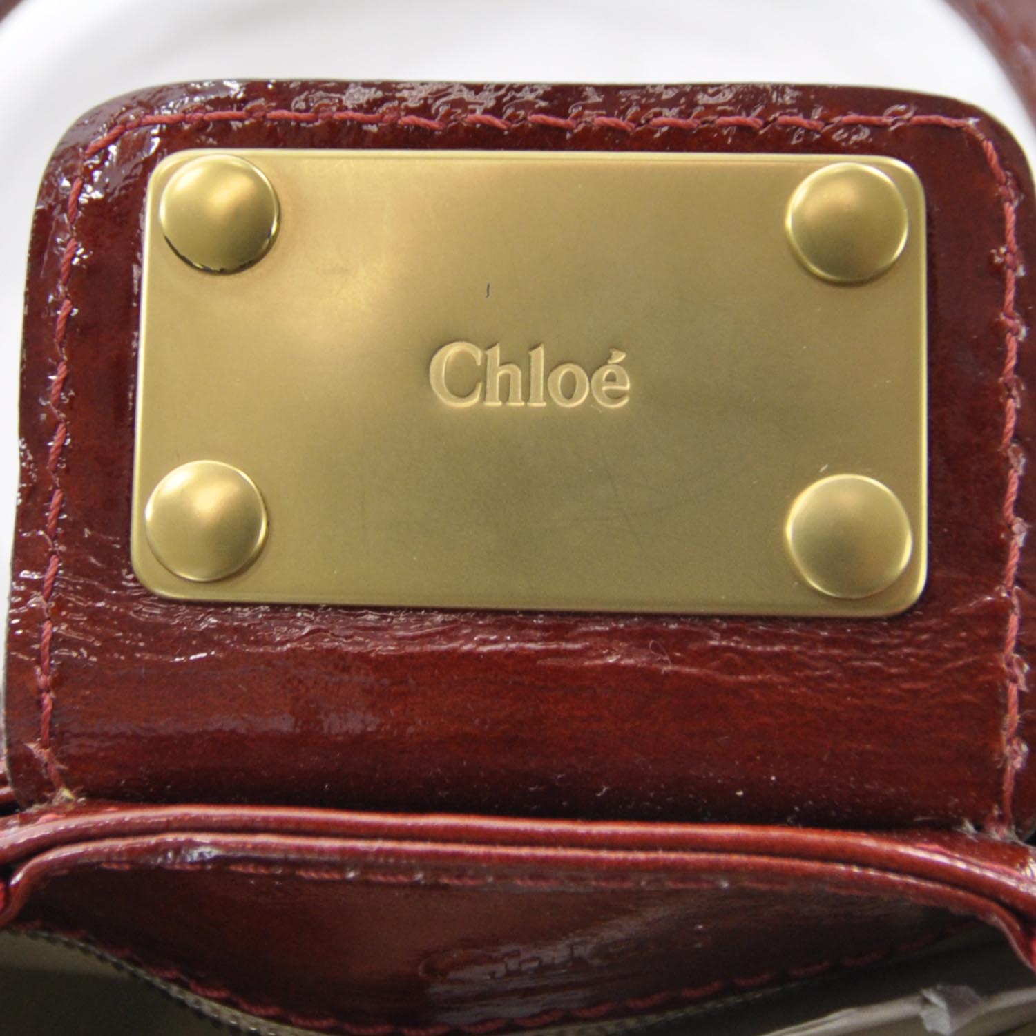 Chloe Patent Leather Paddington Raspberry 8 of 10