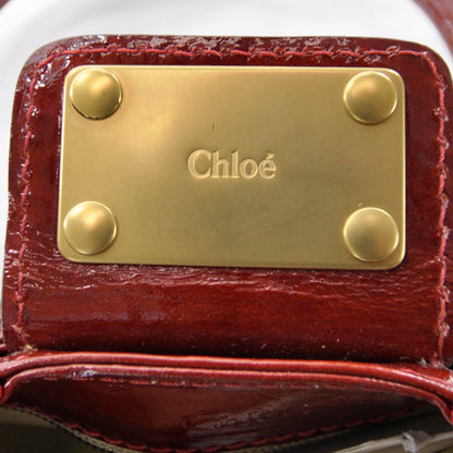 Chloe Patent Leather Paddington Raspberry 8 of 10