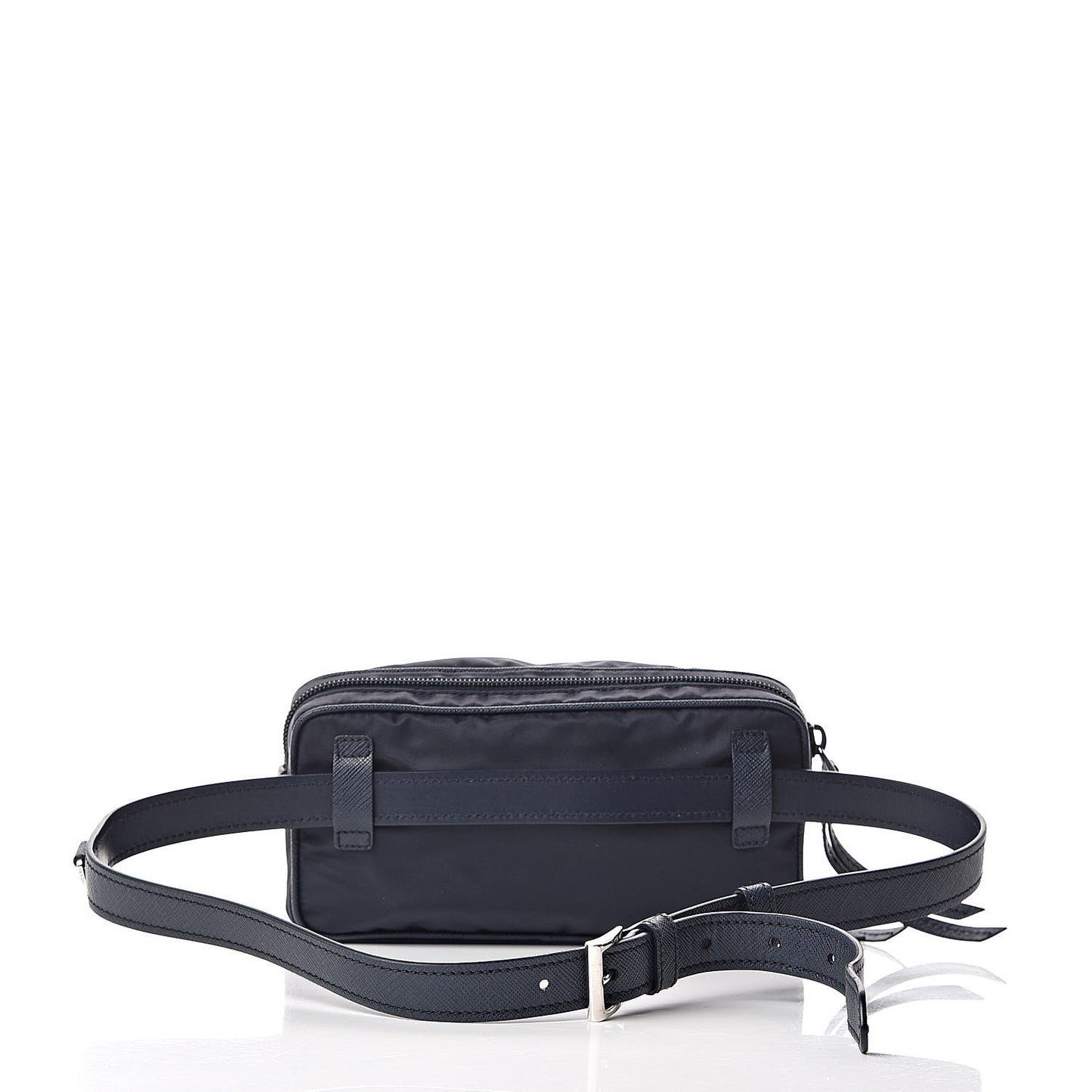 Tessuto Nylon Saffiano Belt Bag Blue