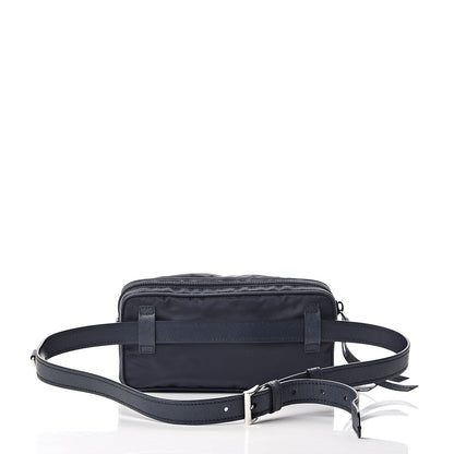 Prada Tessuto Nylon Saffiano Belt Bag Blue 3 of 9