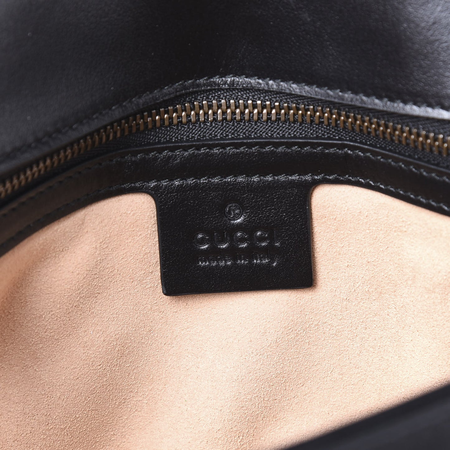 Calfskin Matelasse Small GG Marmont Shoulder Bag Black
