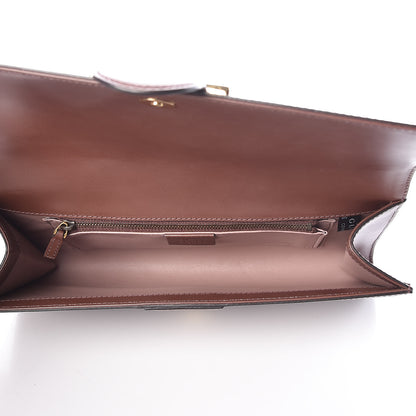 Gucci Calfskin Lady Buckle Clutch Brown 7 of 9