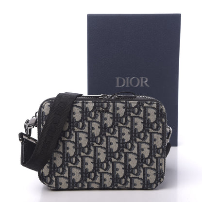 Christian Dior Oblique Pouch Navy Blue 12 of 12