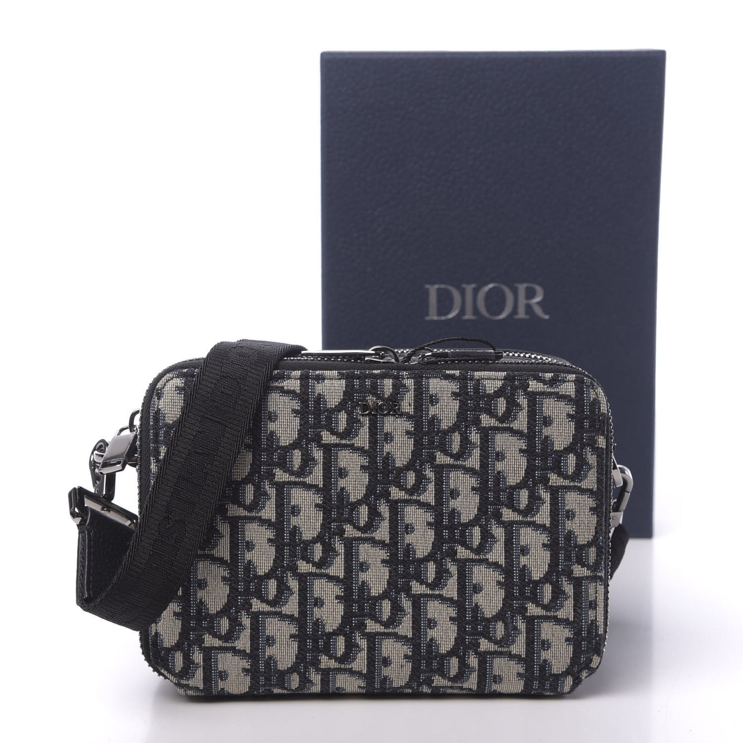 Oblique Pouch Navy Blue