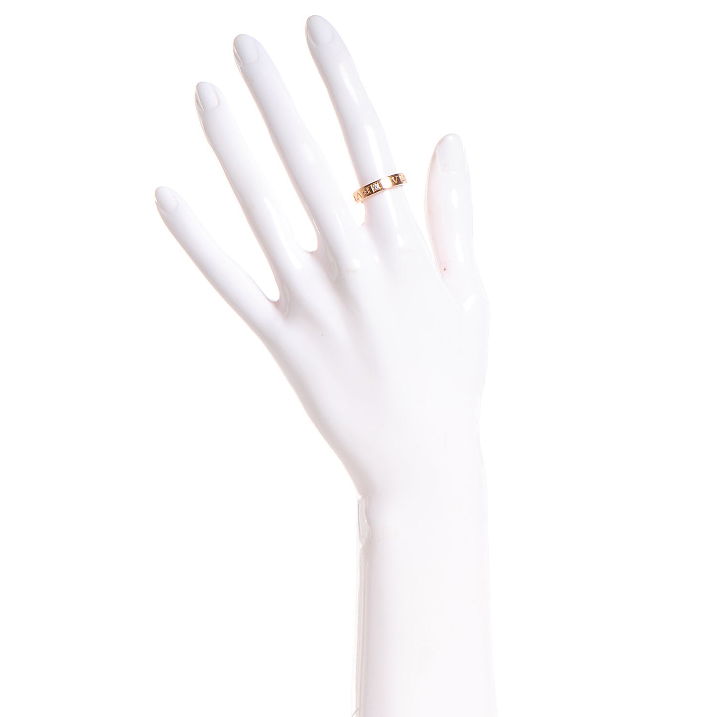 18K Rose Gold Diamond B.Zero1 Essential Band Ring