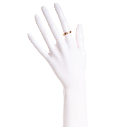 Bulgari 18K Rose Gold Diamond B.Zero1 Essential Band Ring 2 of 6