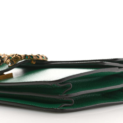Gucci Pebbled Calfskin Small Dionysus Shoulder Bag Emerald 11 of 12