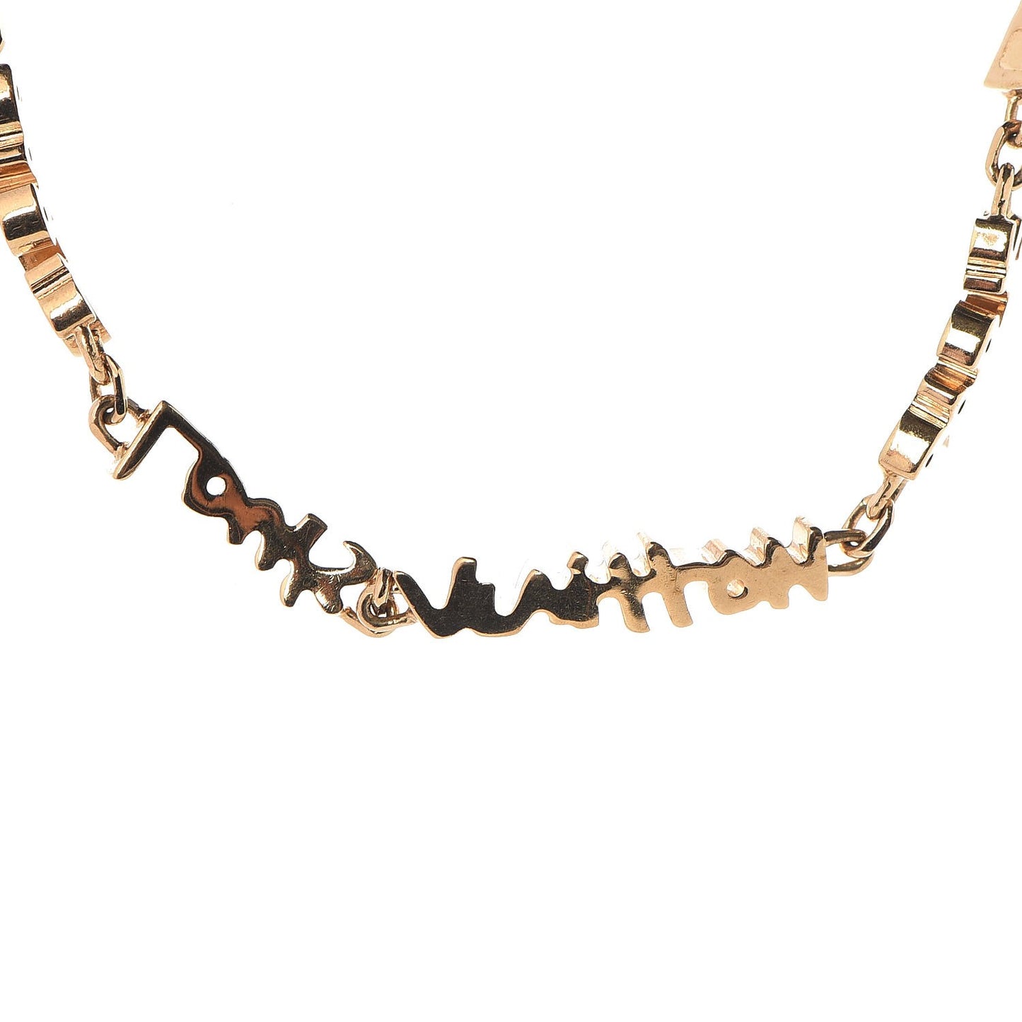 Graffiti PM Necklace Gold