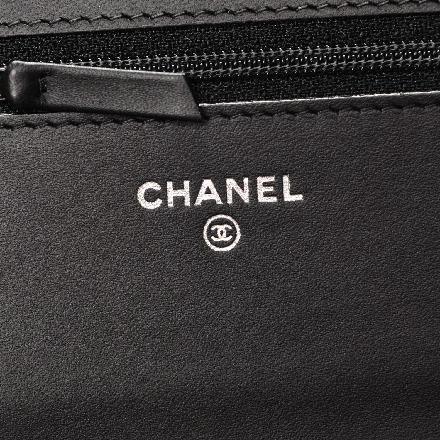 Chanel Aged Calfskin Quilted Lucky Charms 2.55 Reissue Wallet On Chain WOC Black 6 of 8
