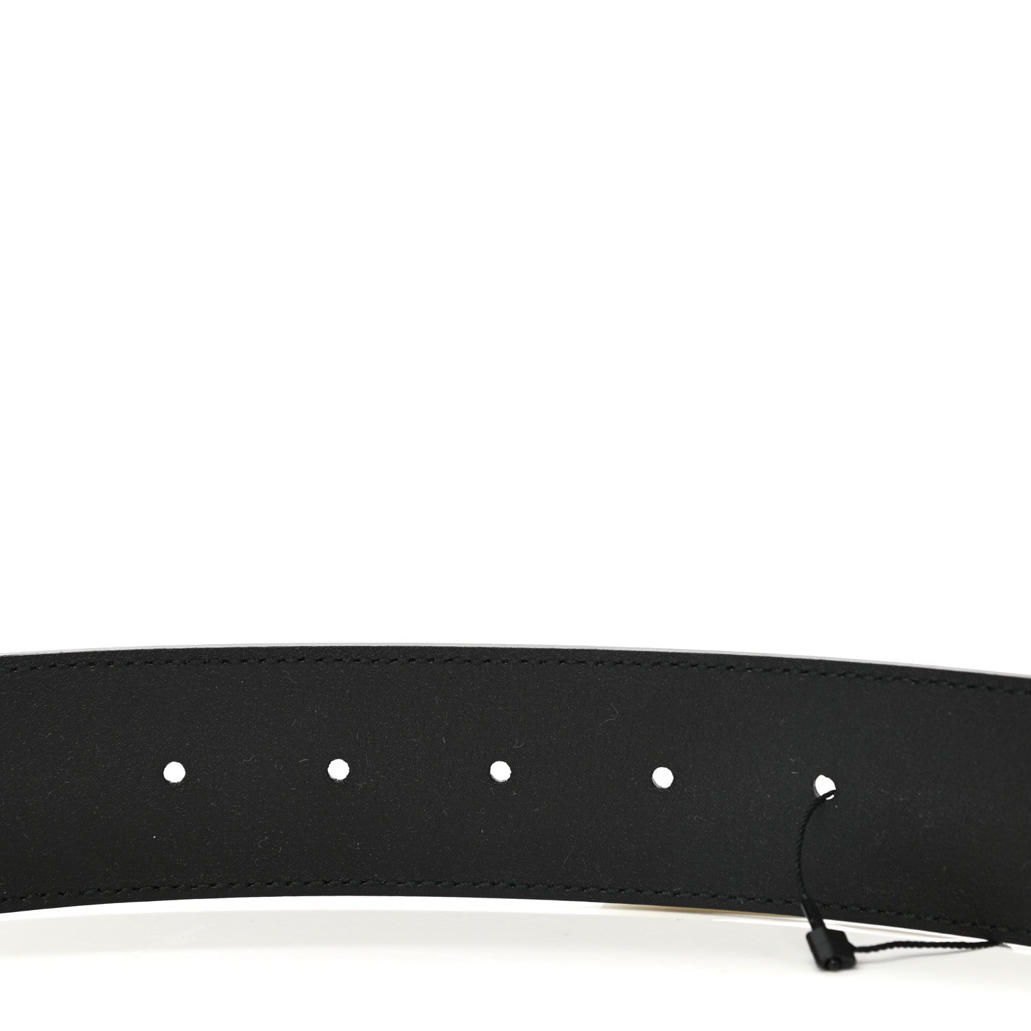 Gucci Moon Calfskin Pearl Double G 40mm Belt 90 36 Black Cream 5 of 5