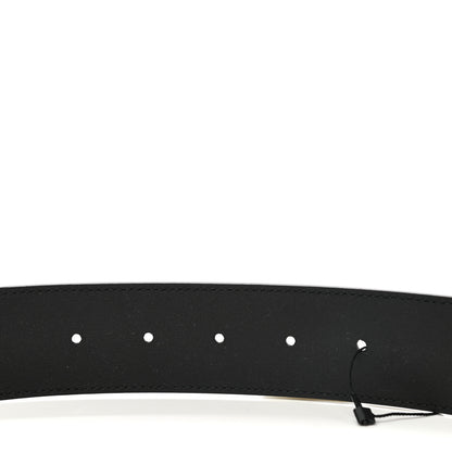 Gucci Moon Calfskin Pearl Double G 40mm Belt 90 36 Black Cream 5 of 5