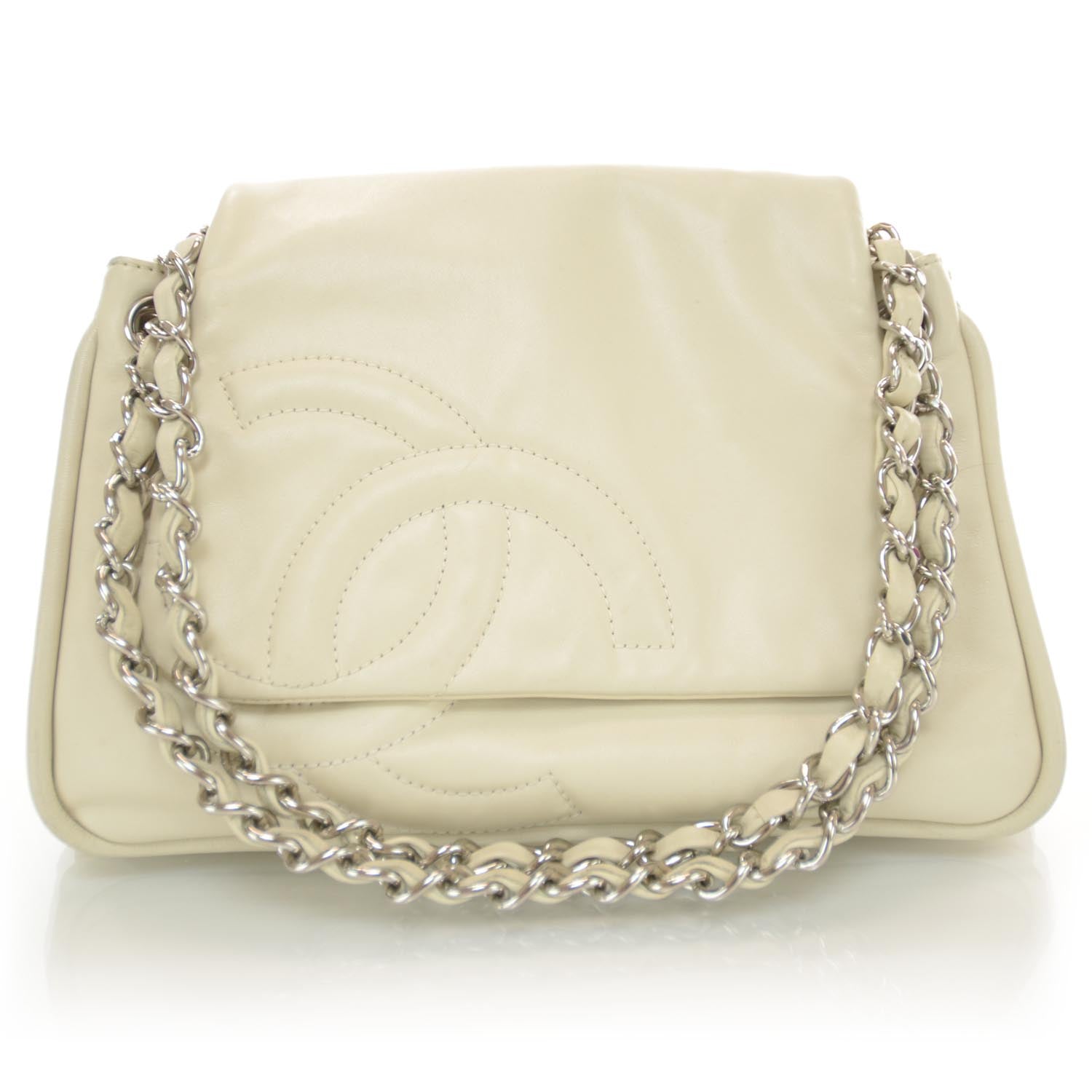 Chanel Leather Diagonal Ligne Flap 1 of 9