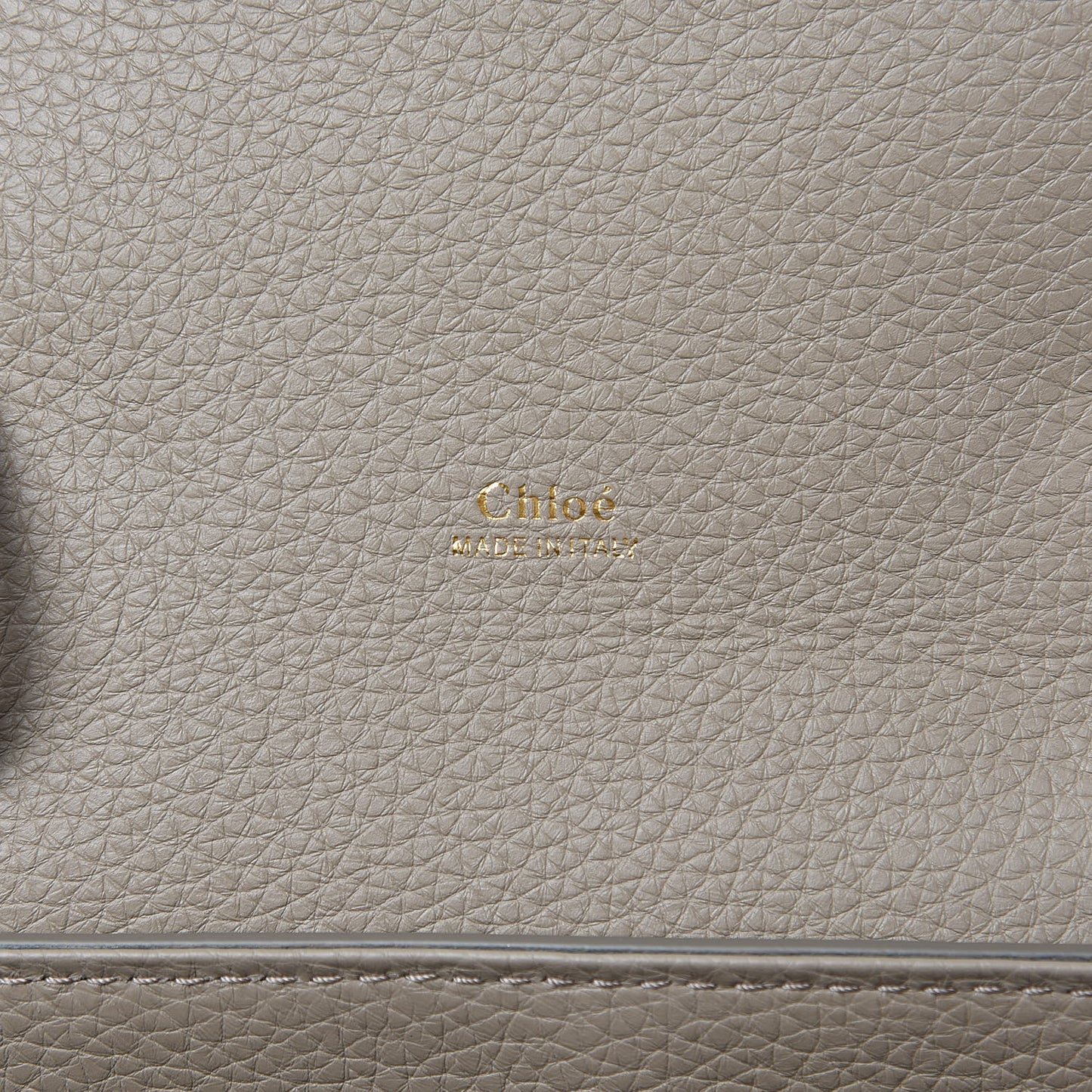 Shiny Grained Calfskin Small Aby Day Shoulder Bag Motty Grey