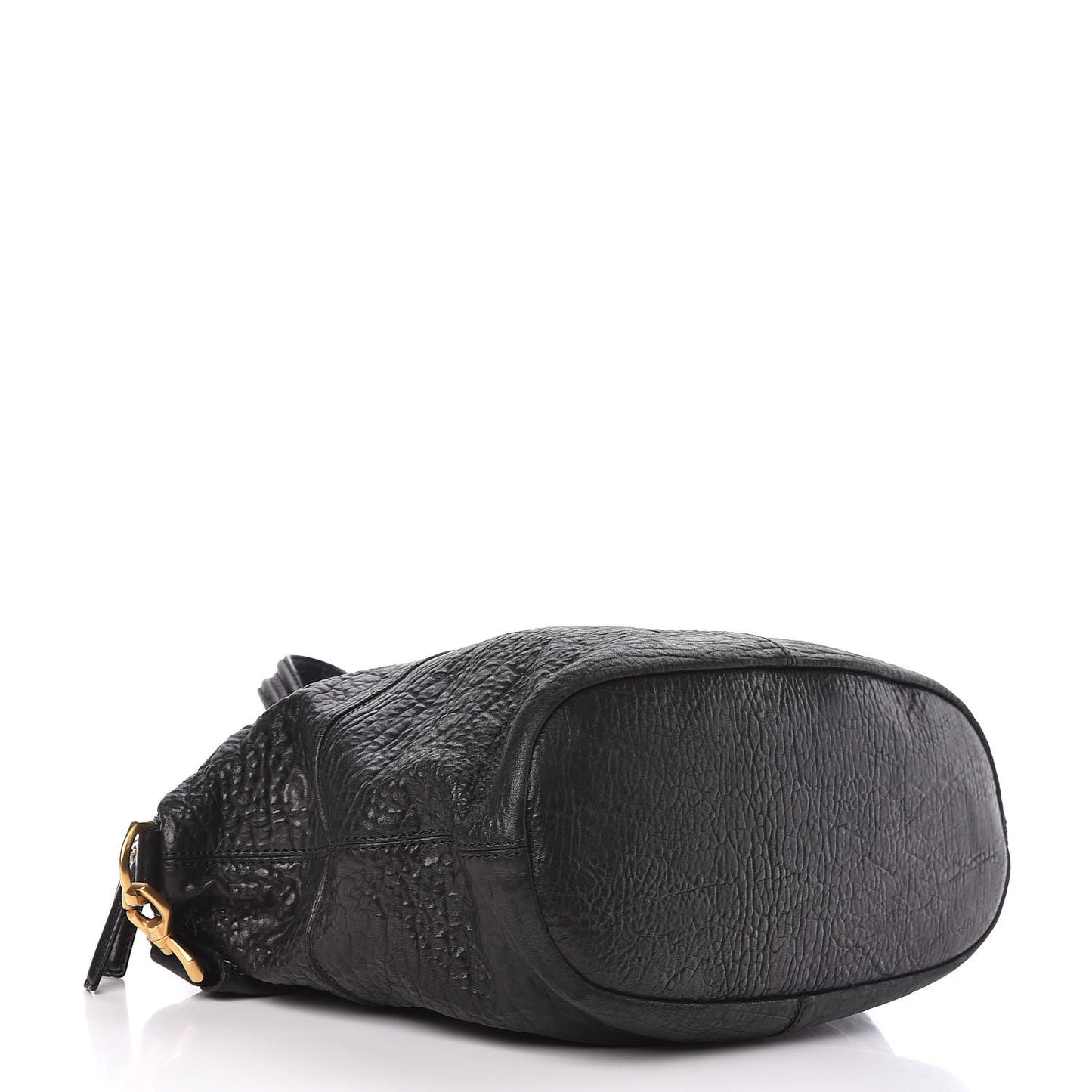 Pebbled Sheepskin Medium Nightingale Black