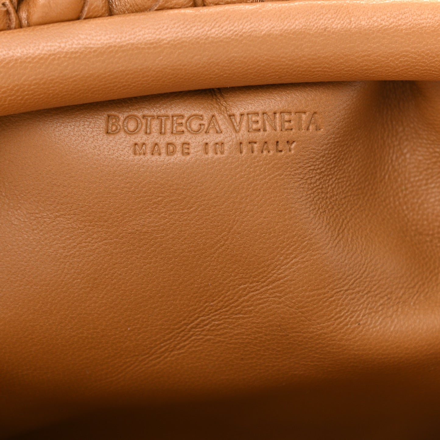Nappa Intrecciato The Mini Pouch Carmel