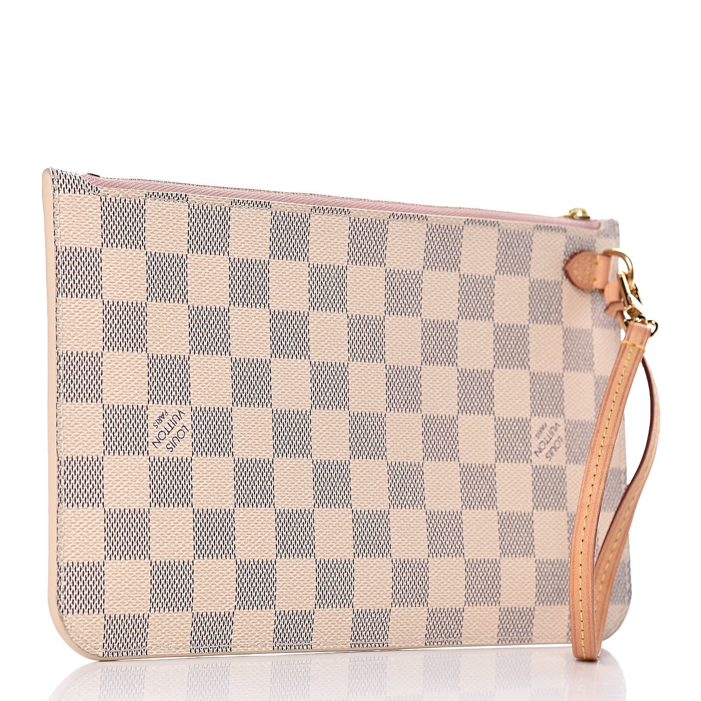 Damier Azur Neverfull MM GM Pochette Rose Ballerine