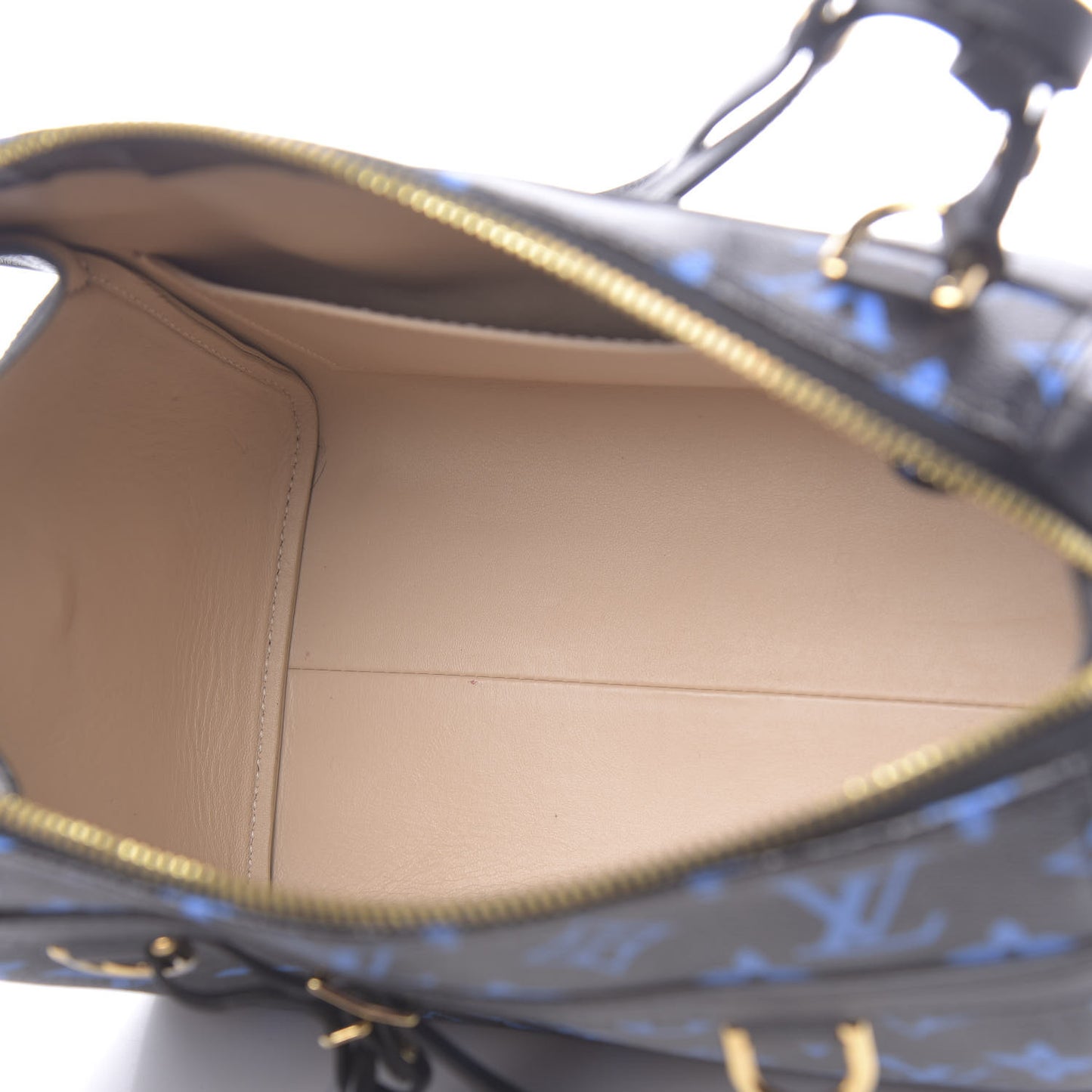 Colored Monogram Speedy Amazon PM Blue Black