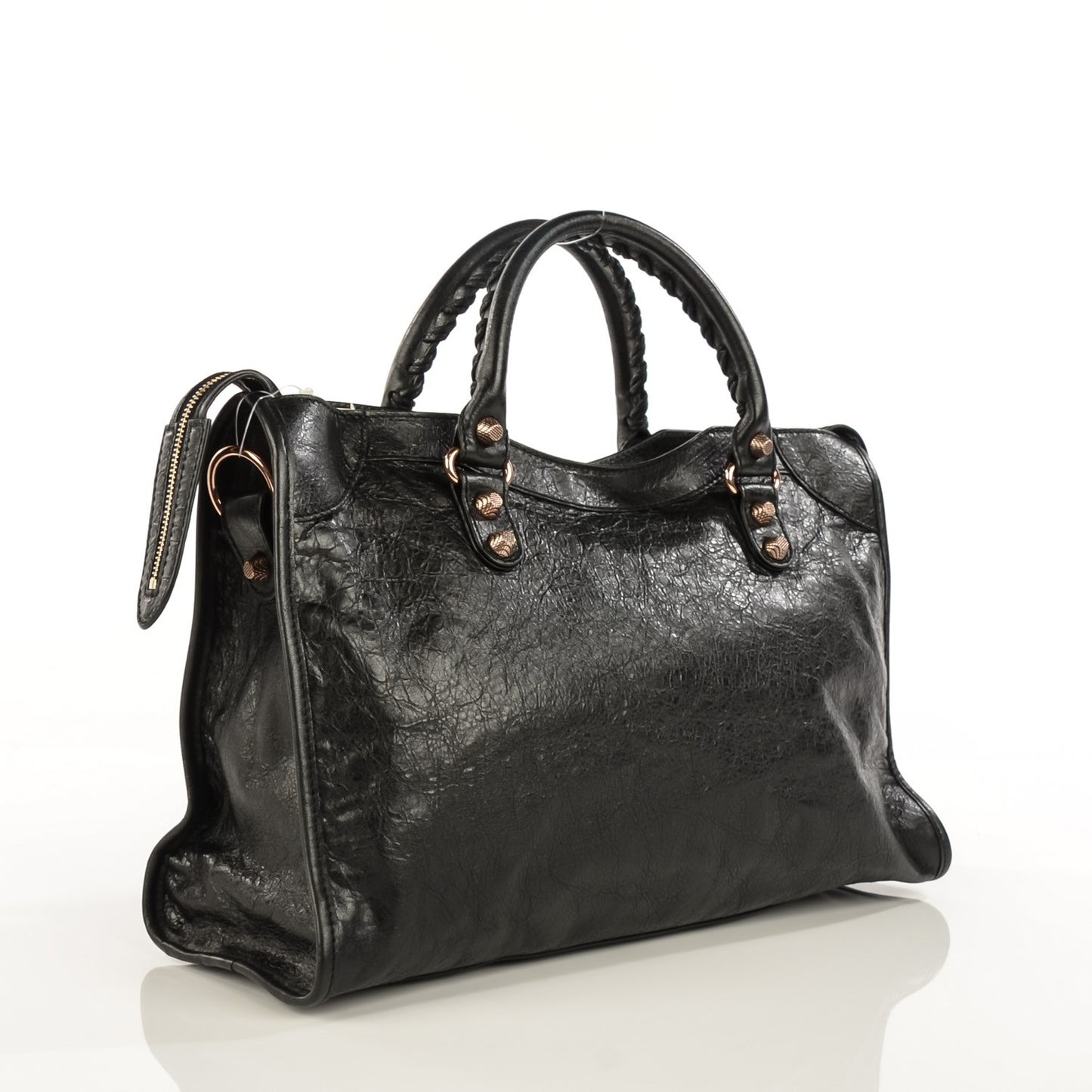 Agneau Giant 12 Rose Gold Hardware City Black