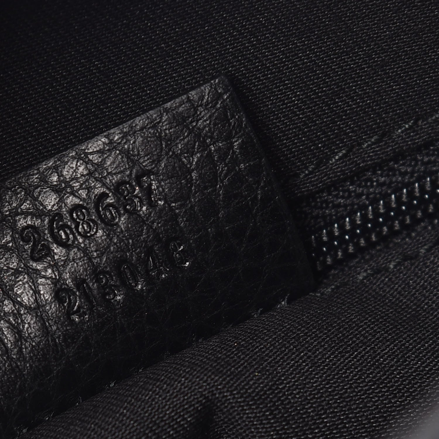 Gucci Denim Monogram Abbey D Ring Hobo Black 9 of 15