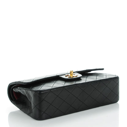 Chanel Lambskin Quilted Medium Double Flap Black 4 of 11