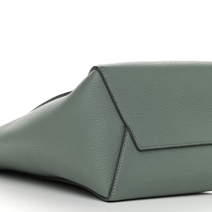 Celine Soft Grained Calfskin Small Sangle Bucket Bag Green 7 of 8