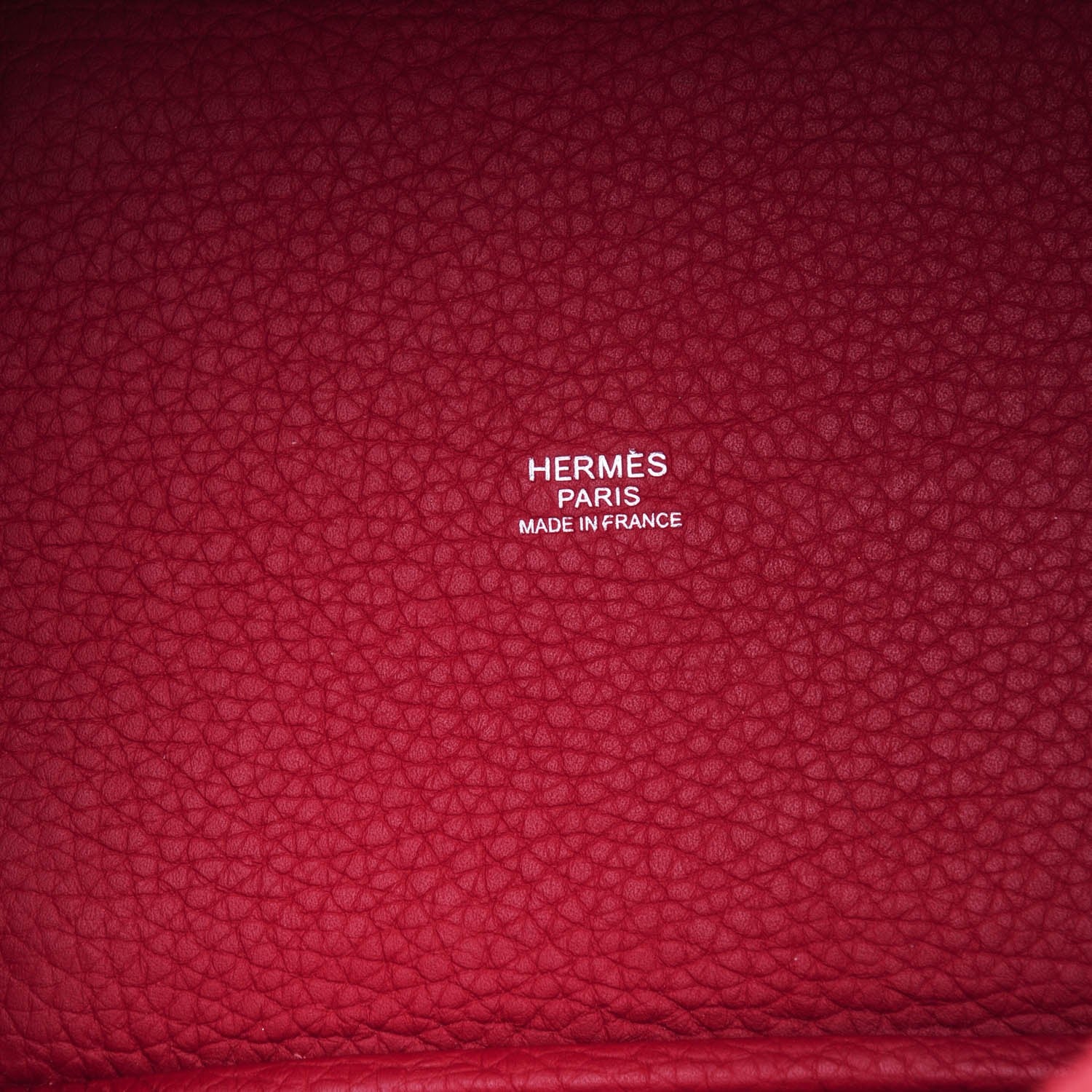 Hermes Taurillon Clemence Picotin Lock 18 PM Rouge Garance 6 of 8