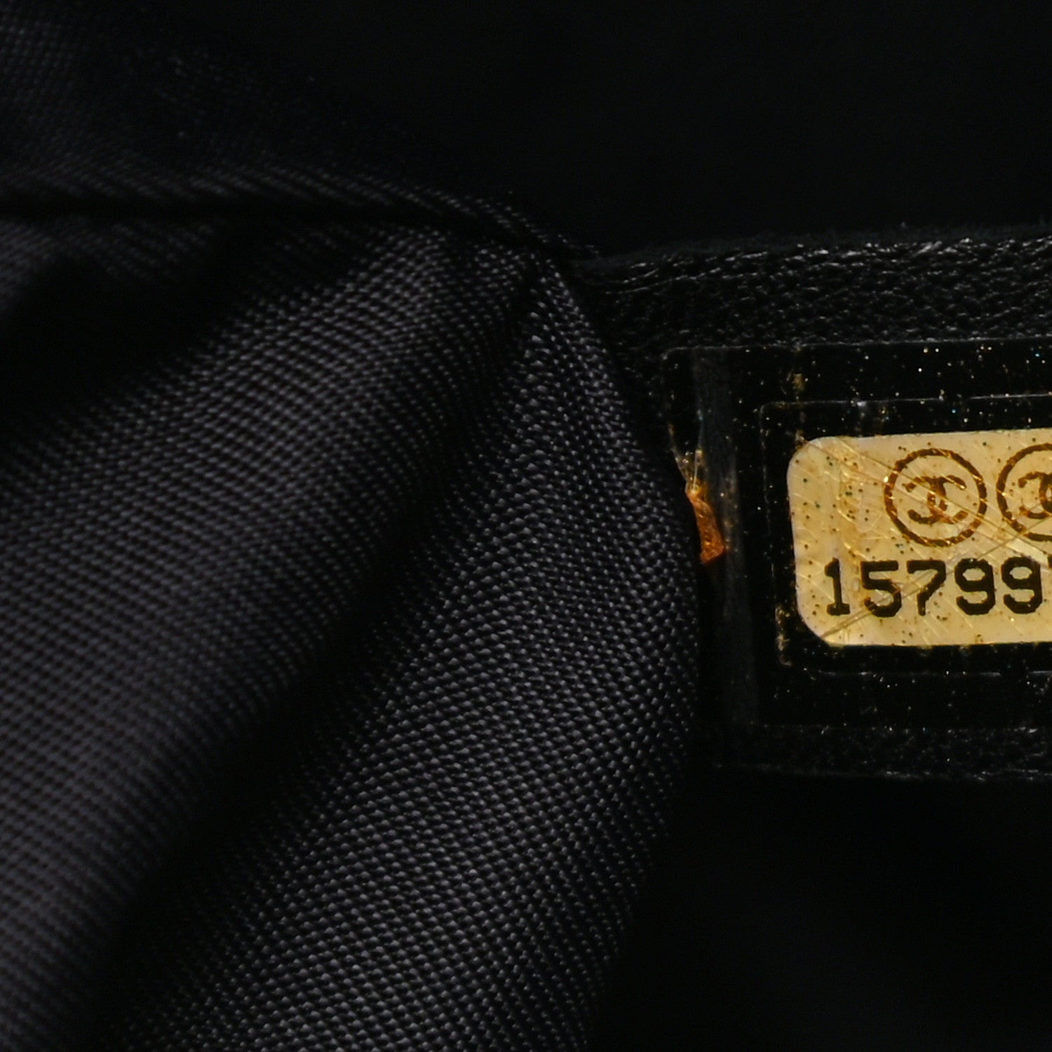 Chanel Coated Canvas Quilted Large Paris Biarritz Tote Black 7 of 10