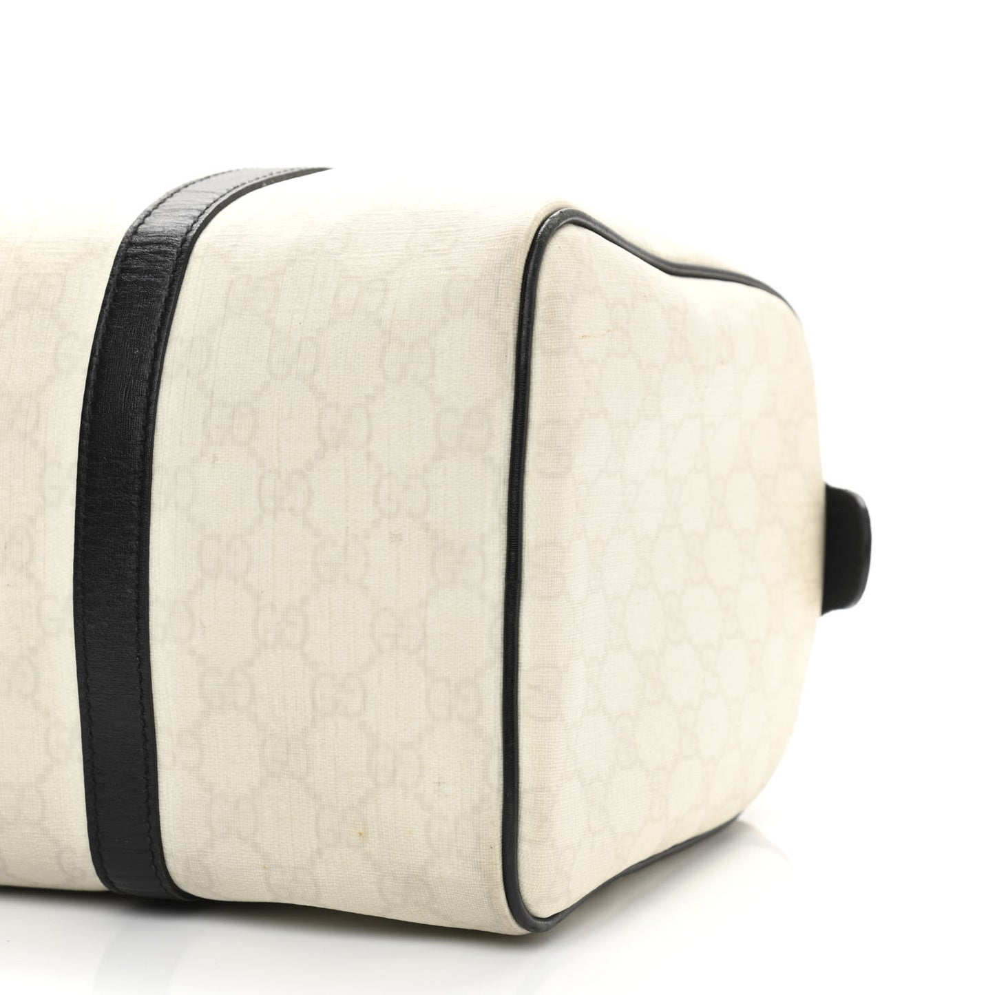 GG Plus Monogram Medium Joy Boston White Black